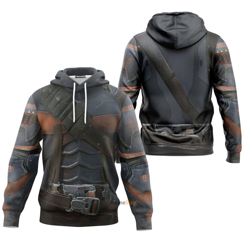 DC Deathstroke Suit Cosplay Costume Hoodie QT210382Hg