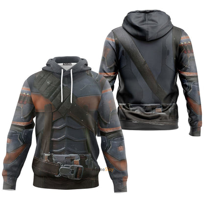 DC Deathstroke Suit Cosplay Costume Hoodie QT210382Hg