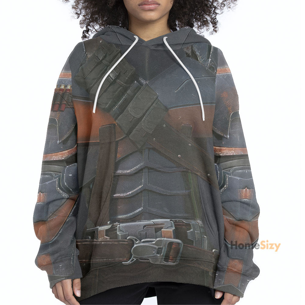 DC Deathstroke Suit Cosplay Costume Hoodie QT210382Hg
