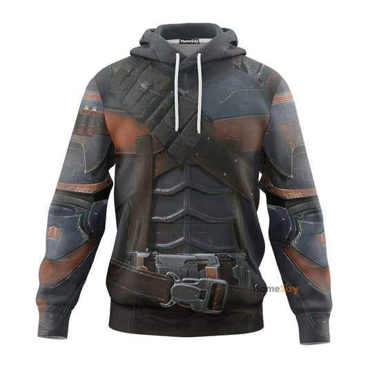 DC Deathstroke Suit Cosplay Costume Hoodie QT210382Hg