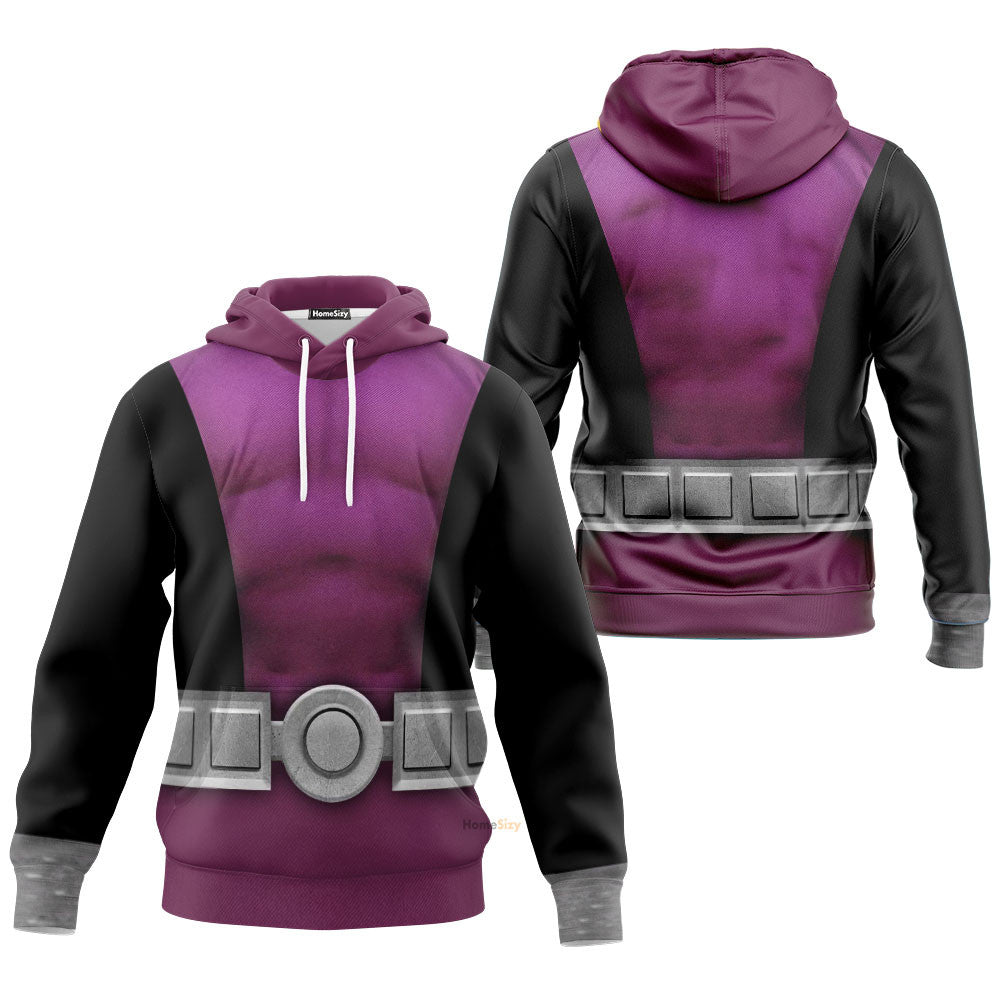 Teen Titan Beast Boy TZip Cosplay Costume Hoodie QT207057Tf