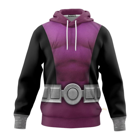 Teen Titan Beast Boy TZip Cosplay Costume Hoodie QT207057Tf