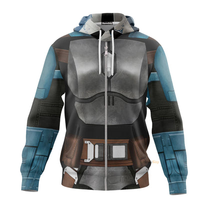 Mandalorian Bo Katan Kryze Long Sleeves Shirts Cosplay Costume Hoodie QT207407Hg