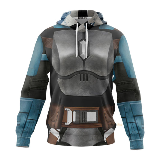 Mandalorian Bo Katan Kryze Long Sleeves Shirts Cosplay Costume Hoodie QT207407Hg