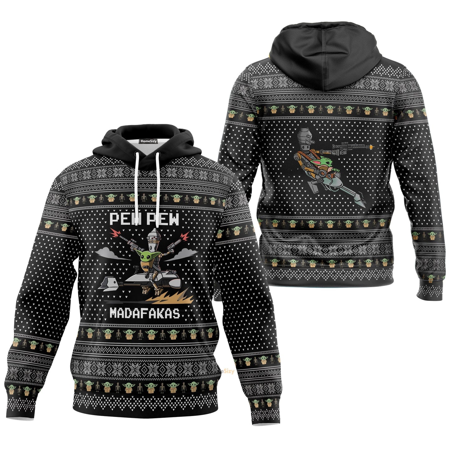 IG and Child Star War Cosplay Hoodie Apparel QT212351Hf