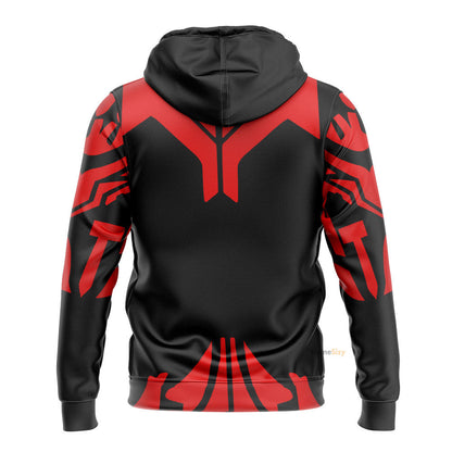 Stwa Darth Maul TZip Cosplay Costume Hoodie QT211026Hf