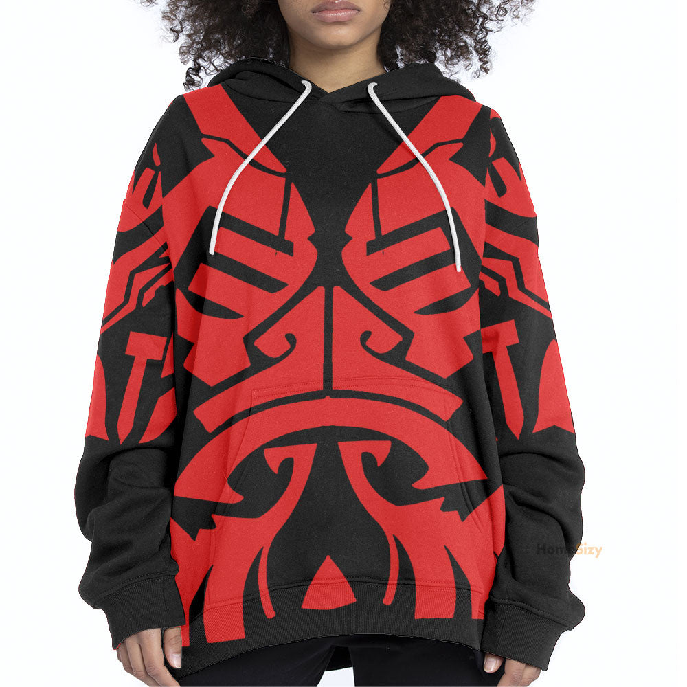 Stwa Darth Maul TZip Cosplay Costume Hoodie QT211026Hf