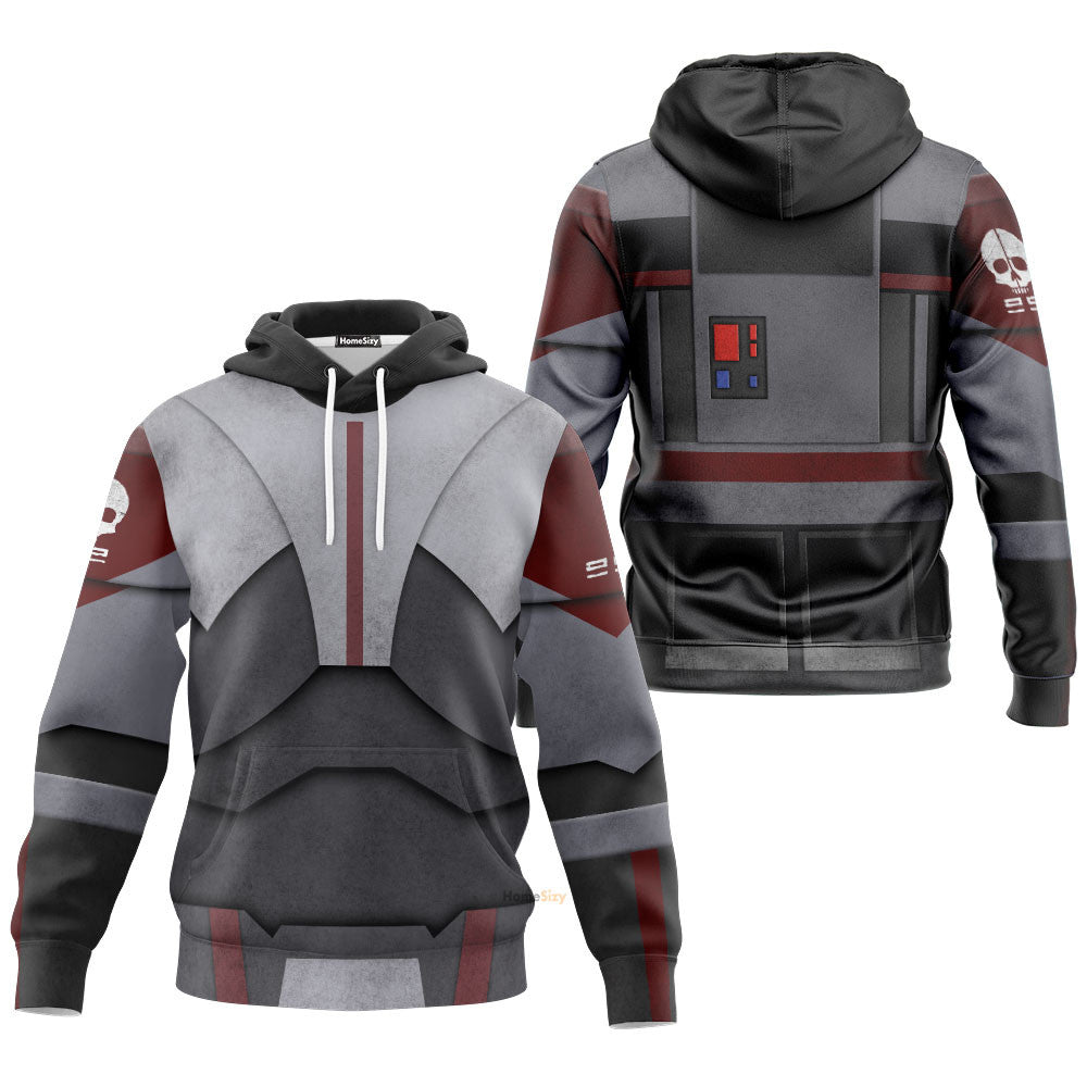 S.W The Bad Batch Armor - Cosplay Costume Hoodie QT308963