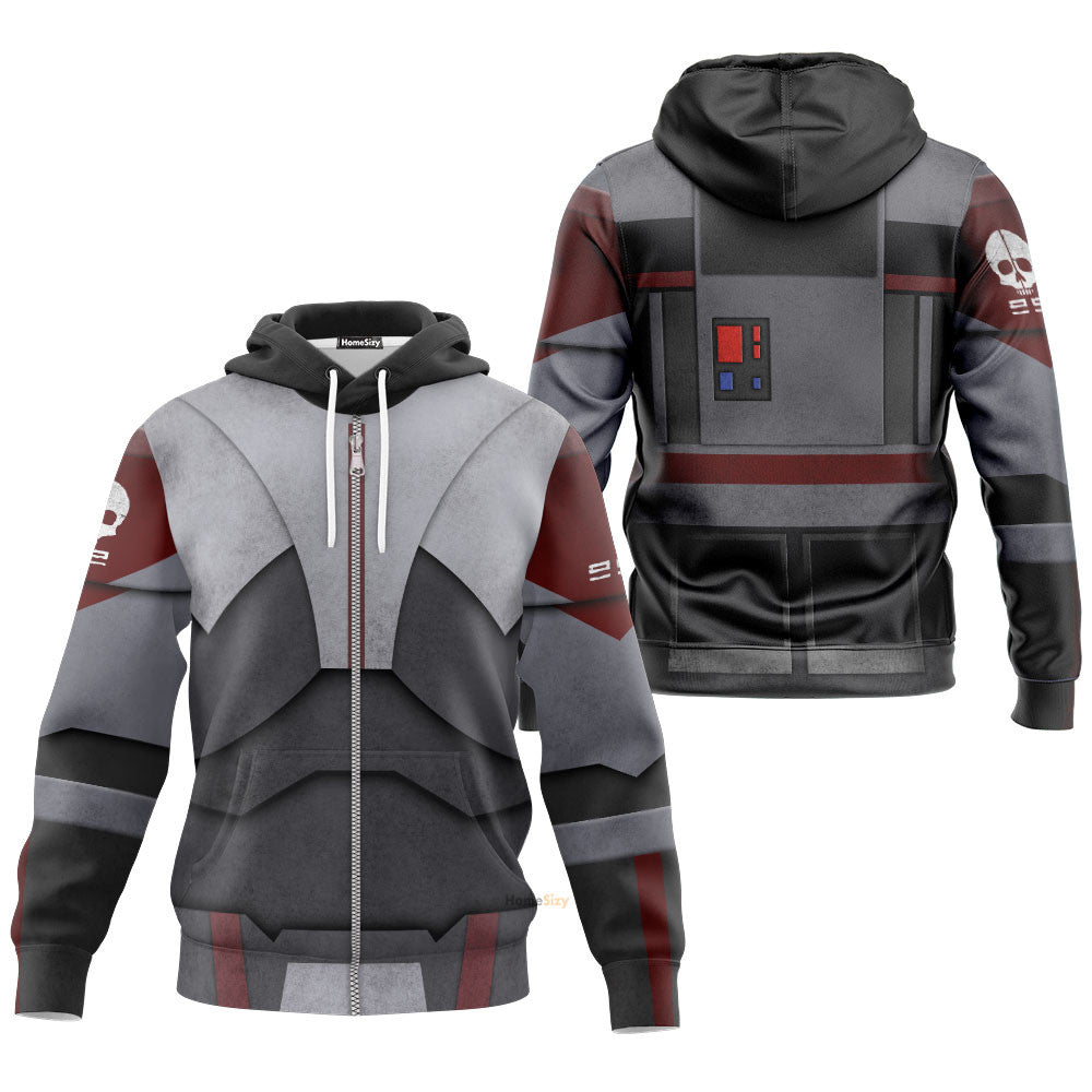 S.W The Bad Batch Armor - Cosplay Costume Hoodie QT308963