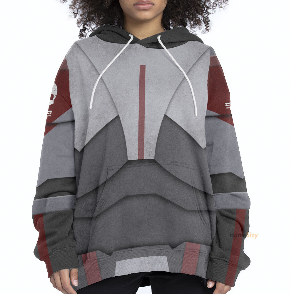 S.W The Bad Batch Armor - Cosplay Costume Hoodie QT308963
