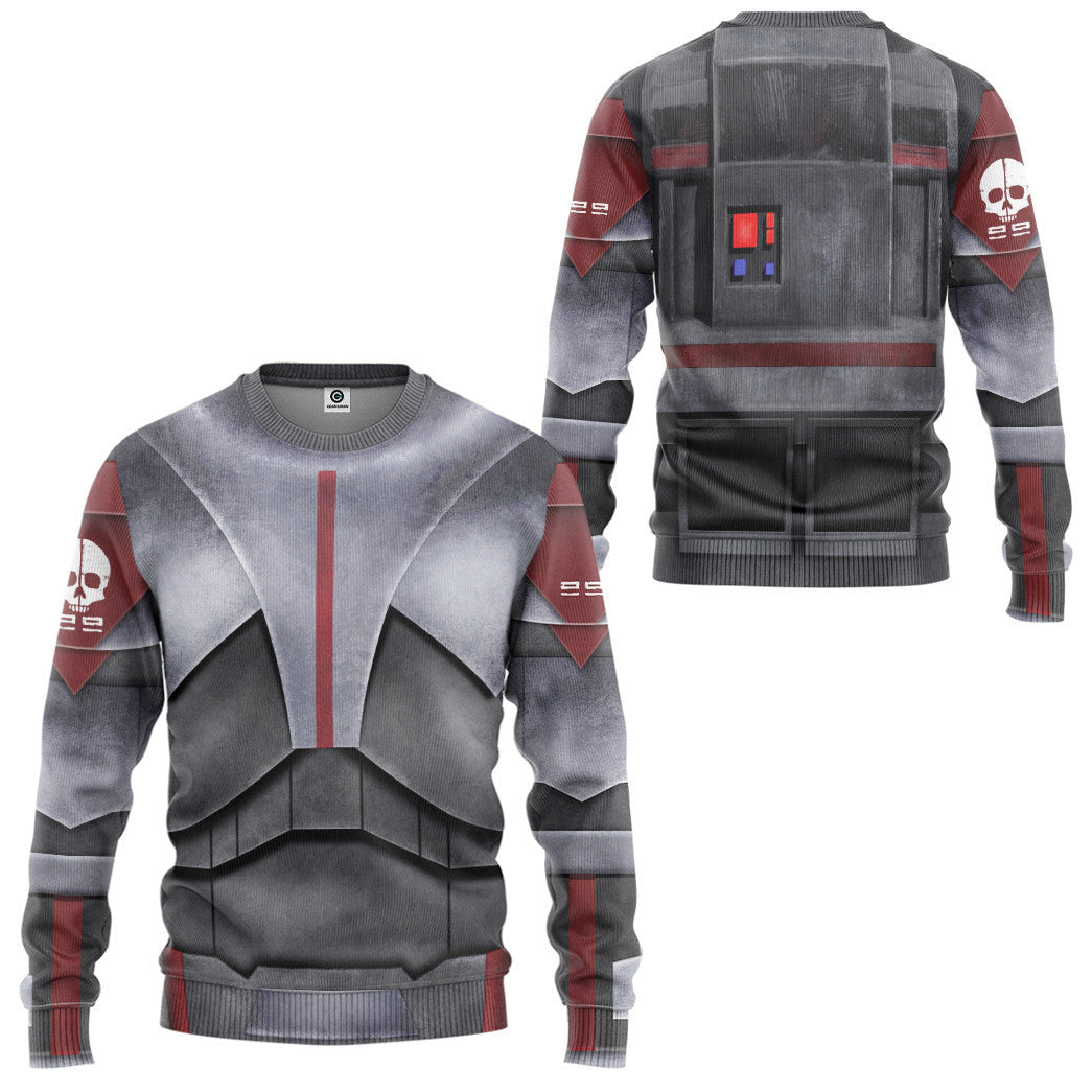 S.W The Bad Batch Armor - Cosplay Costume Hoodie QT308963