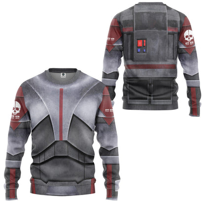 S.W The Bad Batch Armor - Cosplay Costume Hoodie QT308963