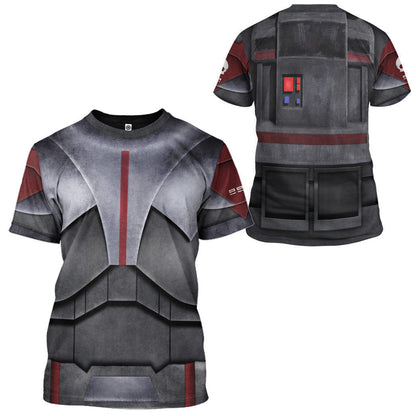 S.W The Bad Batch Armor - Cosplay Costume Hoodie QT308963