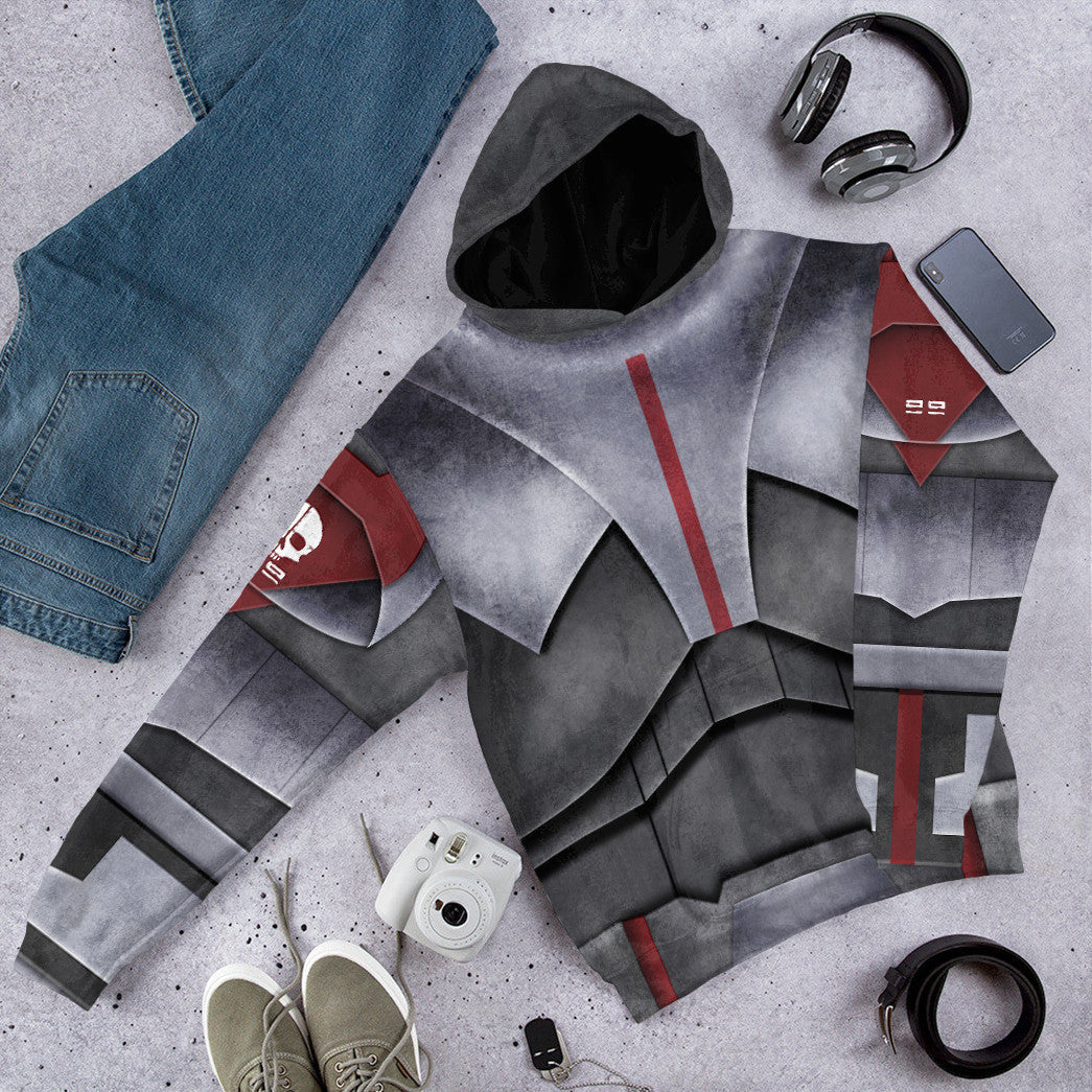 S.W The Bad Batch Armor - Cosplay Costume Hoodie QT308963