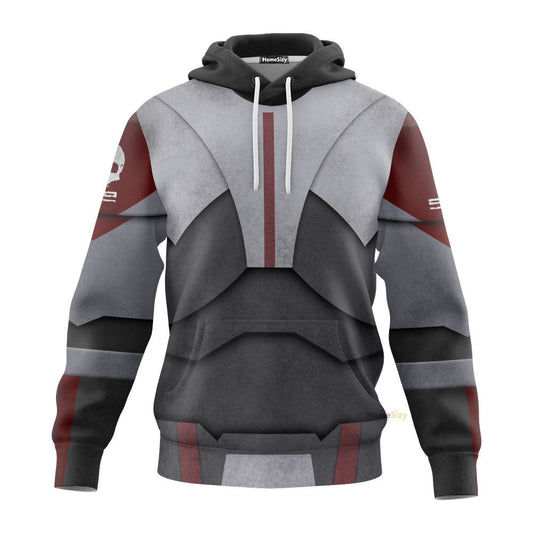 S.W The Bad Batch Armor - Cosplay Costume Hoodie QT308963