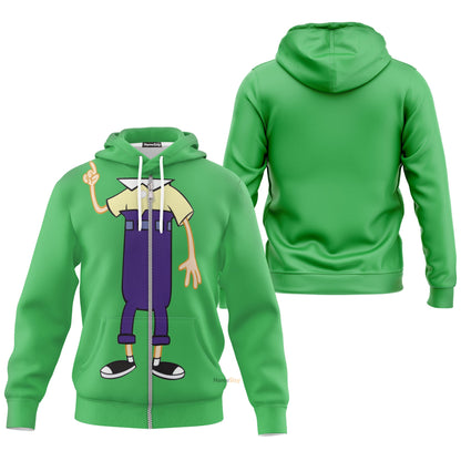 Phineas And Ferb Cosplay Costume Hoodie QT306210Hf