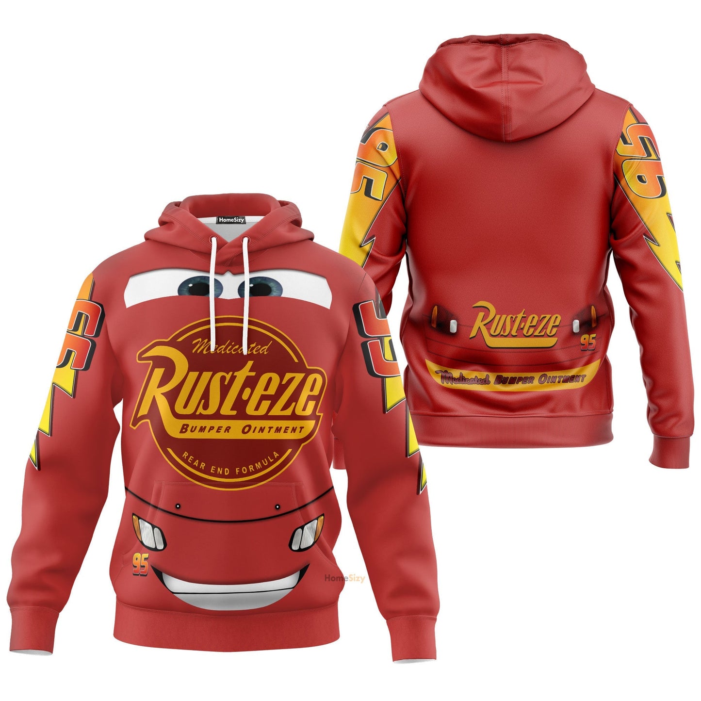 Lightning McQueen Cosplay Costume Hoodie QT207429Hg