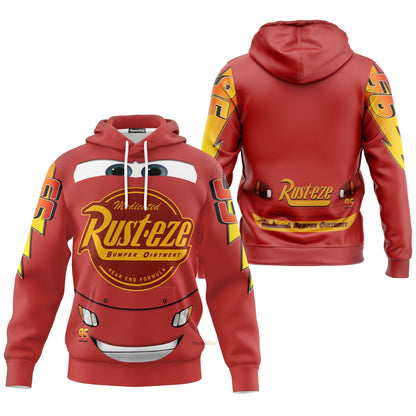 Lightning McQueen Cosplay Costume Hoodie QT207429Hg