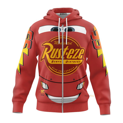 Lightning McQueen Cosplay Costume Hoodie QT207429Hg