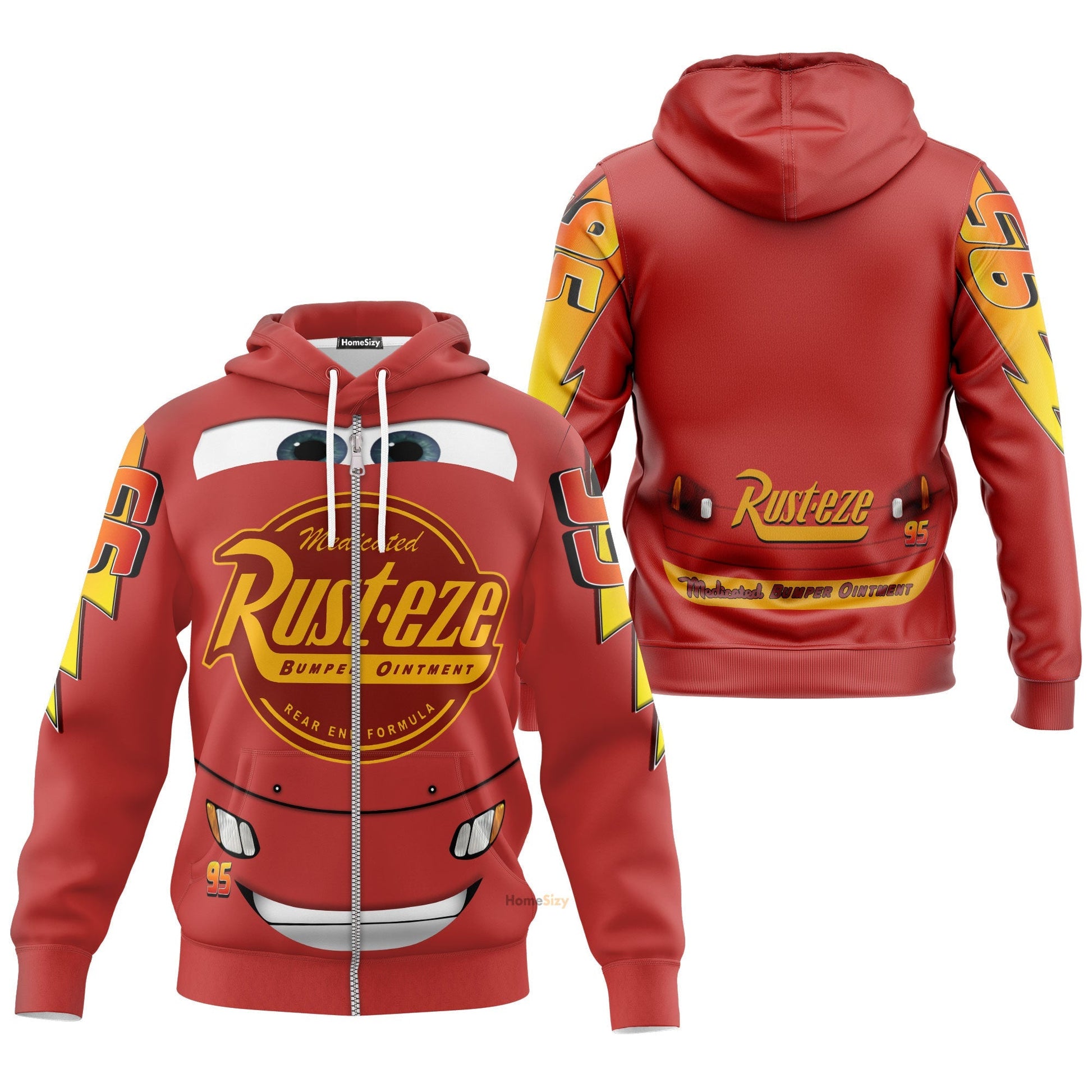 Lightning McQueen Cosplay Costume Hoodie QT207429Hg
