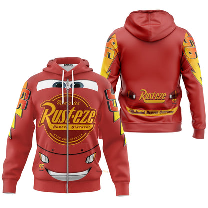 Lightning McQueen Cosplay Costume Hoodie QT207429Hg