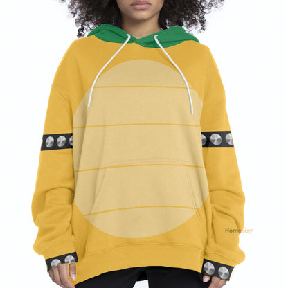 Bowser Cosplay Costume Hoodie QT204305Hg