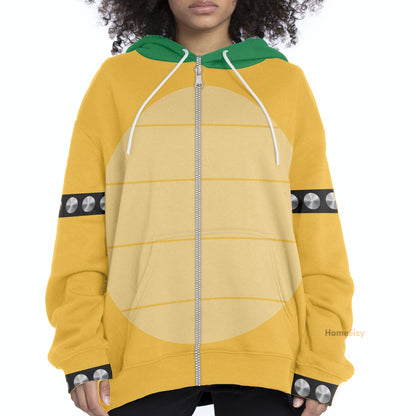 Bowser Cosplay Costume Hoodie QT204305Hg