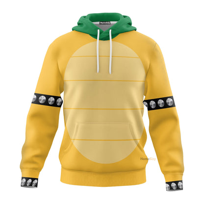 Bowser Cosplay Costume Hoodie QT204305Hg