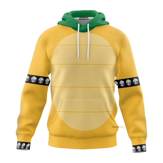 Bowser Cosplay Costume Hoodie QT204305Hg