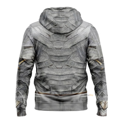 Moon Knight White Cosplay Costume Hoodie QT206244Hf