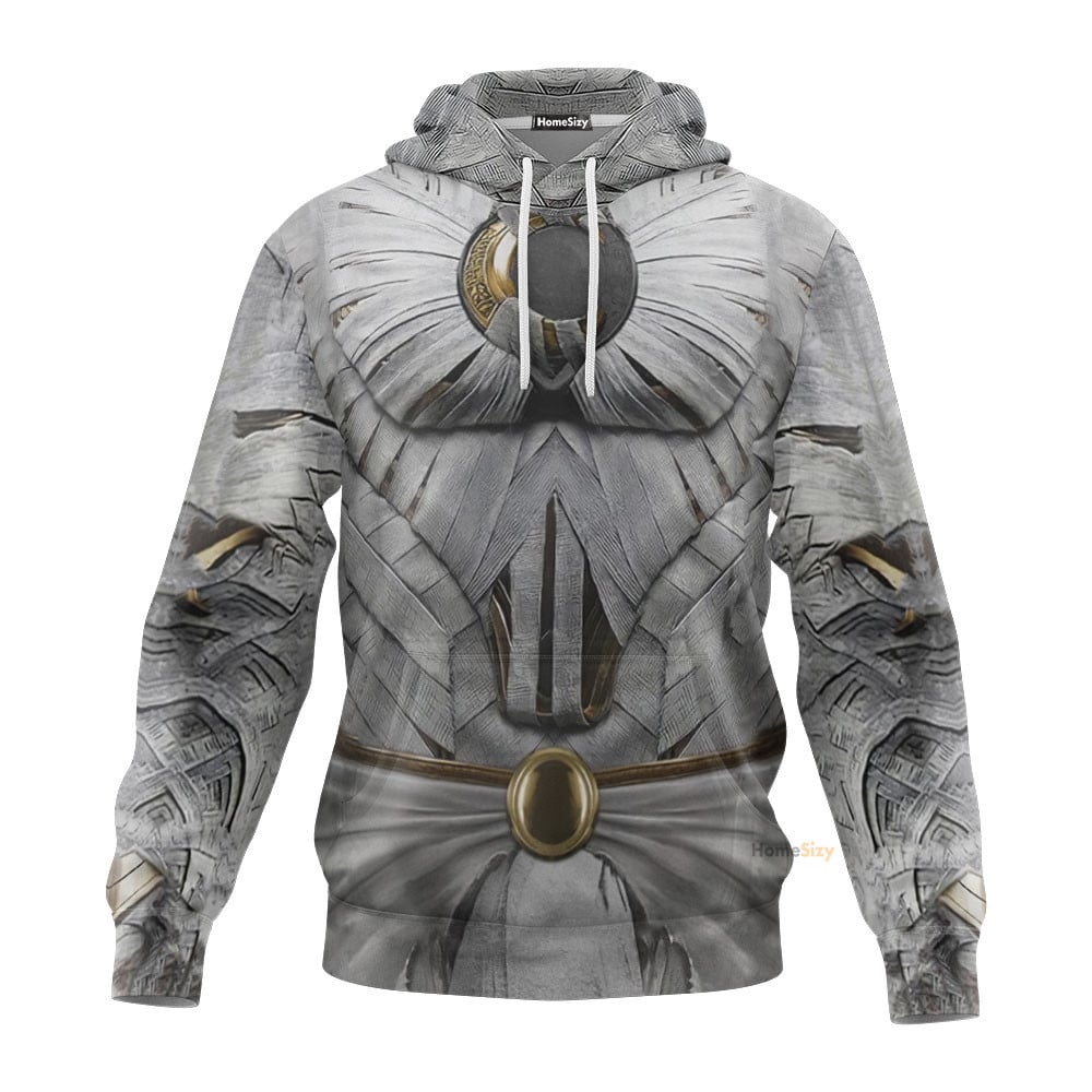 Moon Knight White Cosplay Costume Hoodie QT206244Hf