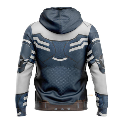 Sam Wilson Captain America Cosplay Costum Hoodie QT307019