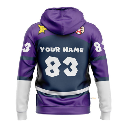Name And Number Waluigi Sports - Hoodie QT212094