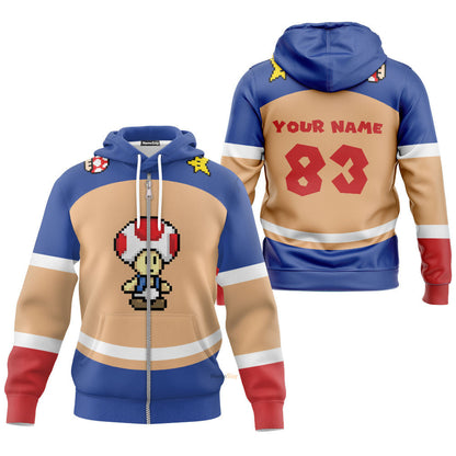 Name And Number Toad Sports Hoodie QT307142