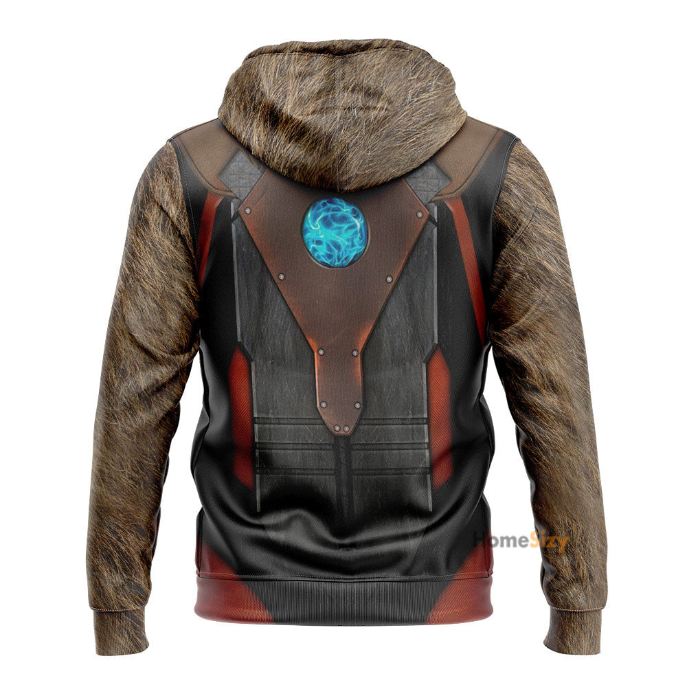 Guardian Of The Galaxy Rocket Racoon Cosplay Costume Tshirt Hoodie QT207255Tf