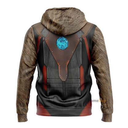 Guardian Of The Galaxy Rocket Racoon Cosplay Costume Tshirt Hoodie QT207255Tf