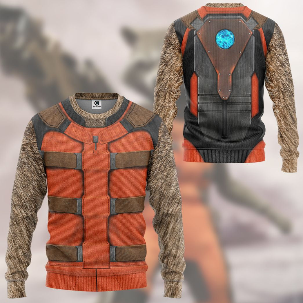 Guardian Of The Galaxy Rocket Racoon Cosplay Costume Tshirt Hoodie QT207255Tf