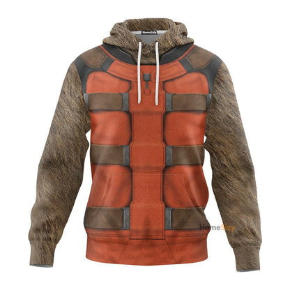 Guardian Of The Galaxy Rocket Racoon Cosplay Costume Tshirt Hoodie QT207255Tf