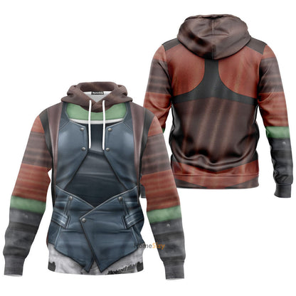 Guardian Of The Galaxy Gamora Cosplay Costume Tshirt Hoodie QT209076Hc