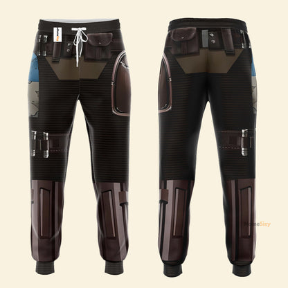 The Mandalorian Cosplay Costume Tshirt Zip Hoodie Sweatshirt QT210484Hg