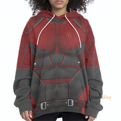 Daredevil Suit Cosplay Costume Tshirt Hoodie QT206250Hf