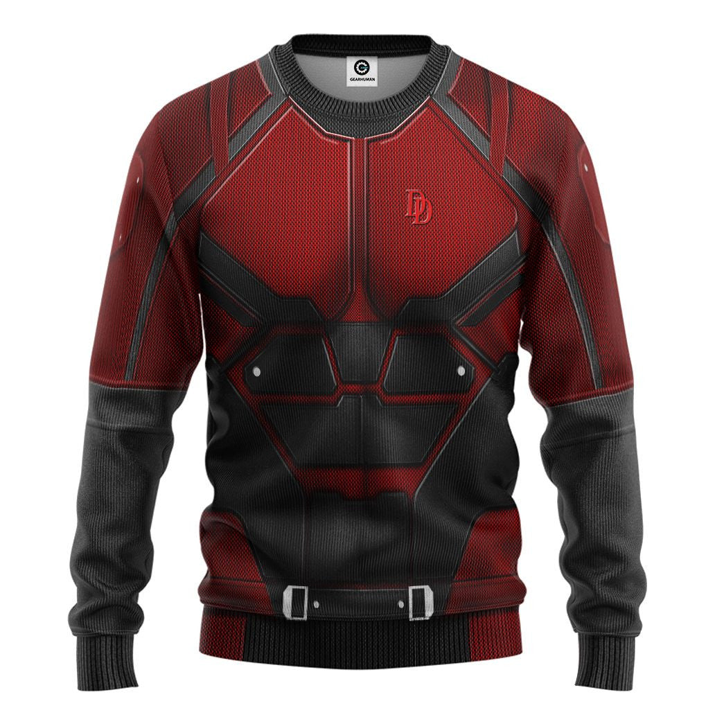 Daredevil Suit Cosplay Costume Tshirt Hoodie QT206250Hf