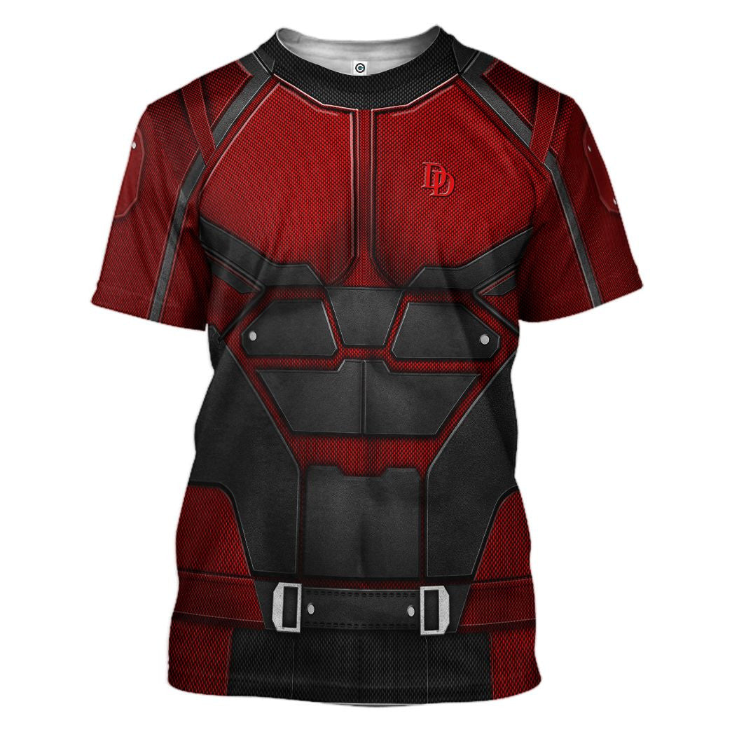 Daredevil Suit Cosplay Costume Tshirt Hoodie QT206250Hf