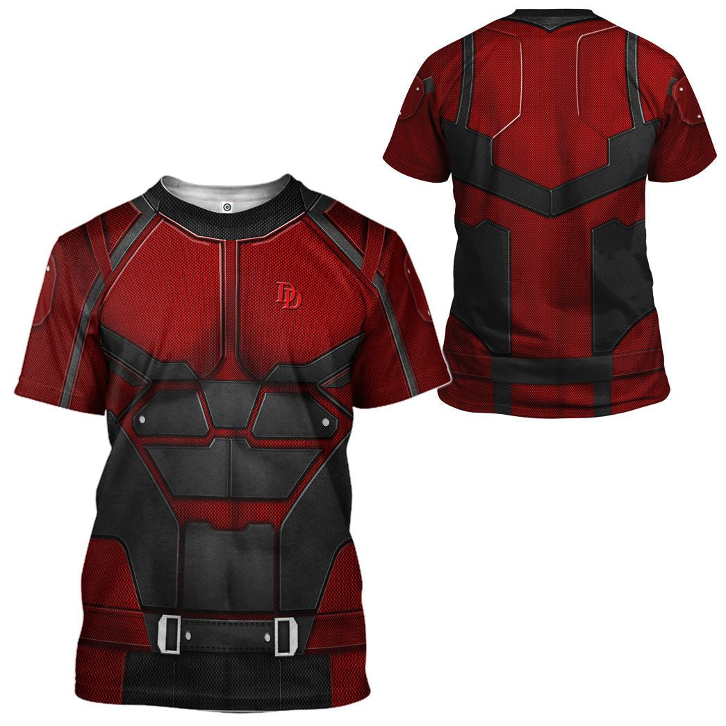 Daredevil Suit Cosplay Costume Tshirt Hoodie QT206250Hf