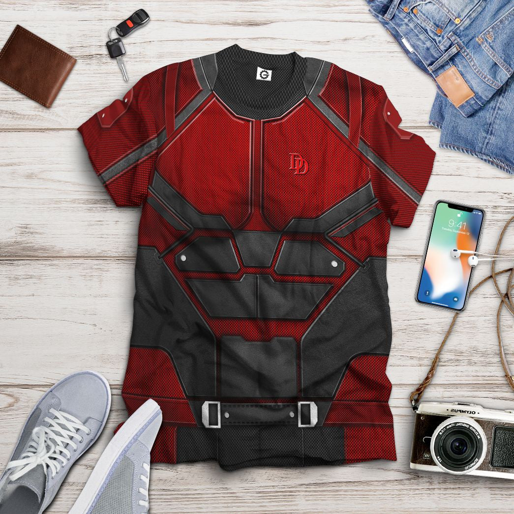 Daredevil Suit Cosplay Costume Tshirt Hoodie QT206250Hf