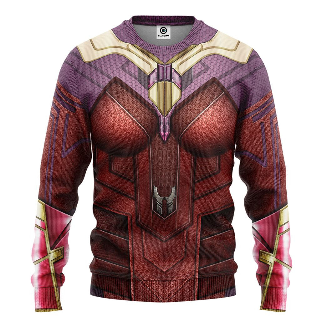 Scarlet Witch Cosplay Costume Tshirt Hoodie QT212526Tf