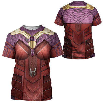 Scarlet Witch Cosplay Costume Tshirt Hoodie QT212526Tf