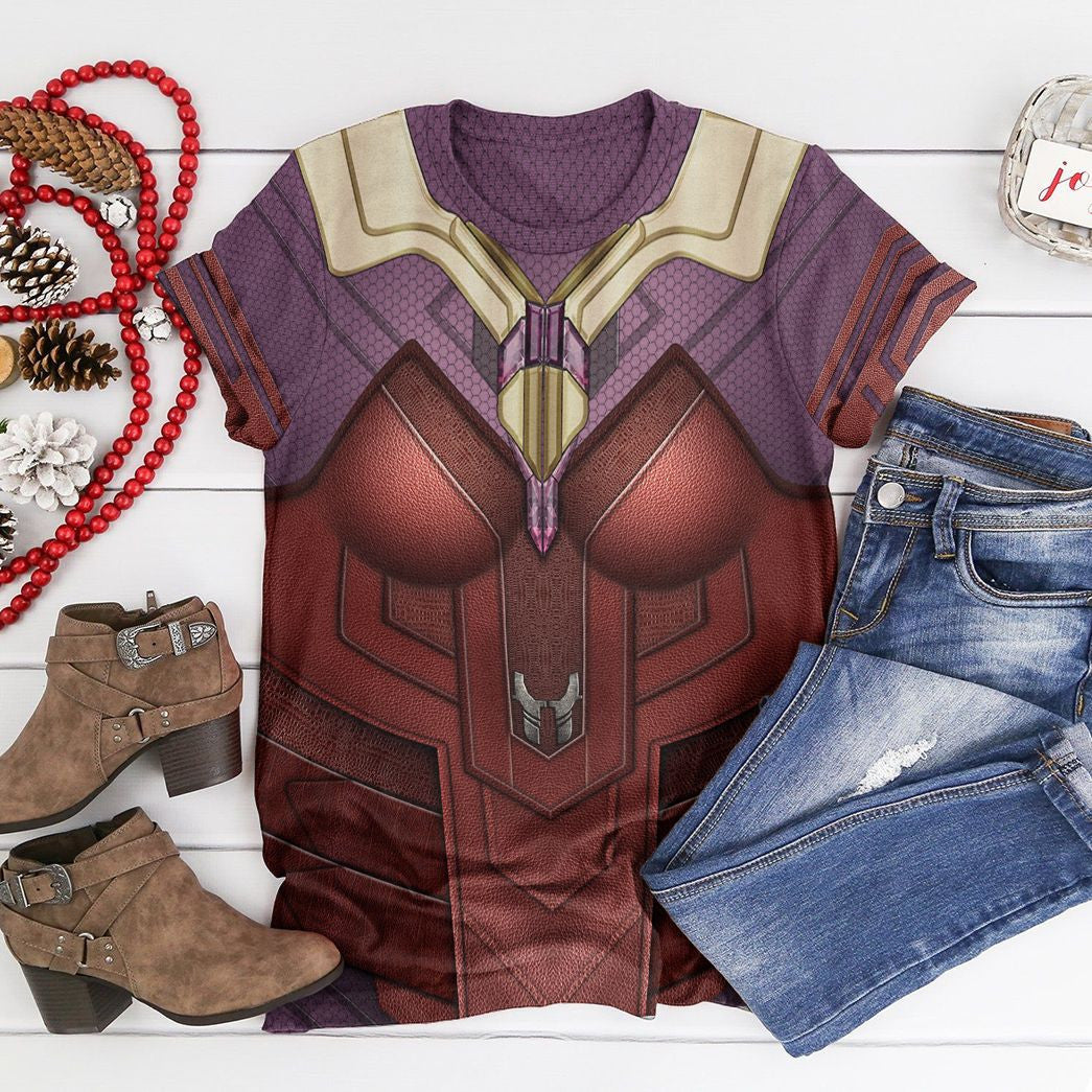 Scarlet Witch Cosplay Costume Tshirt Hoodie QT212526Tf