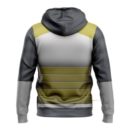 Vegeta Saiyan Battle Armor DrBa Super Cosplay Costume Hoodie QT304083Hg