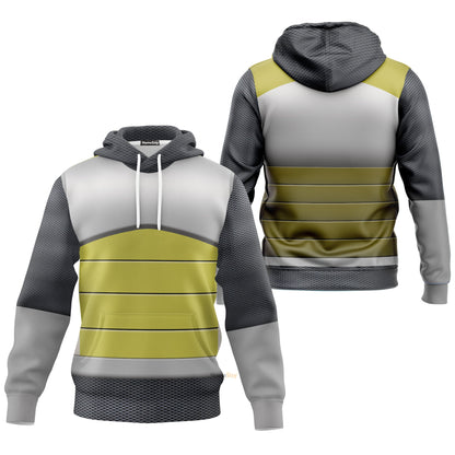 Vegeta Saiyan Battle Armor DrBa Super Cosplay Costume Hoodie QT304083Hg